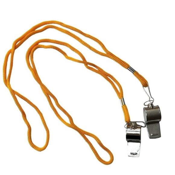 Sports Athletic Whistles 2 Pack Volleyball Basketball Football Soccer Referee - Picture 2 of 3